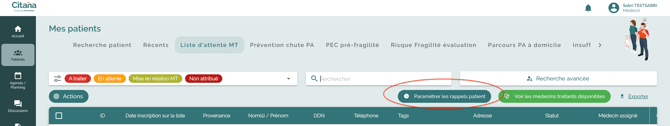 Ecran-CITANA-LAMT-Relance-patients-bouton