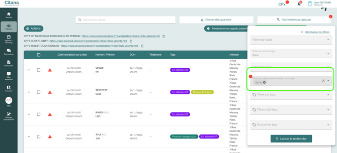 ecran-CITANA-liste-filtres-codes-communes
