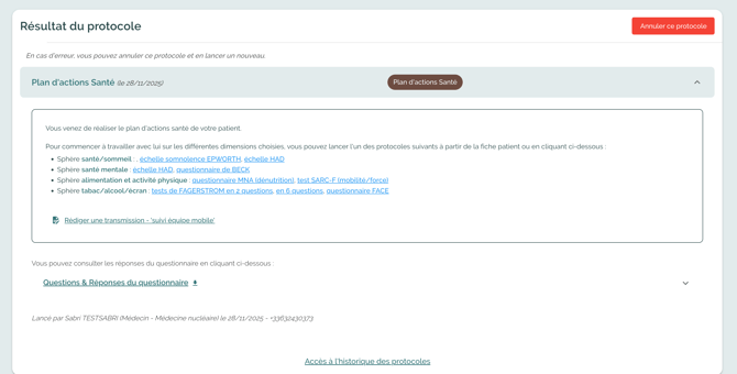 ecran-CITANA-protocole-Plan-Actions-Santé-page-de-resultats