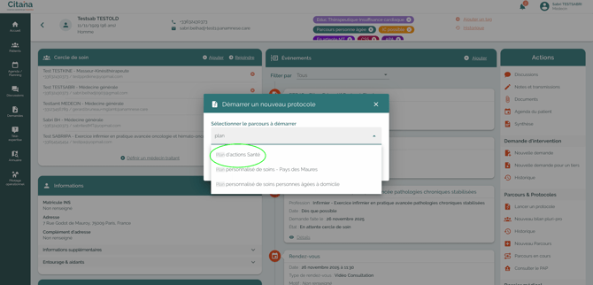 ecran-CITANA-protocole-Plan-Actions-Santé-selection-protocole-menu