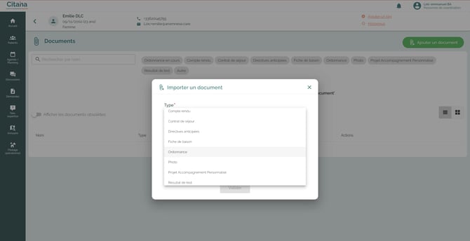 copie-ecran-citana-documents-importer un document-type