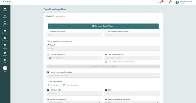 ecran-CITANA-patient-creer-fiche-patient
