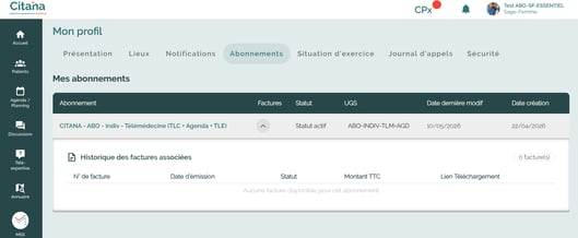 CITANA Abonnement: Gérez vos abonnements et retrouvez vos factures