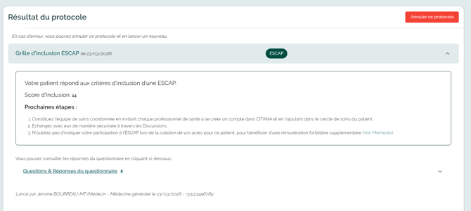 ecran-CITANA-protocole-ESCAP-conclusion