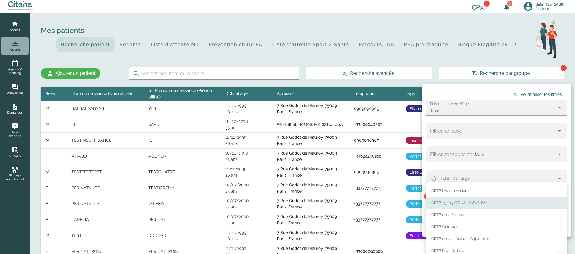 ecran-CITANA-accueil-recherche-patients