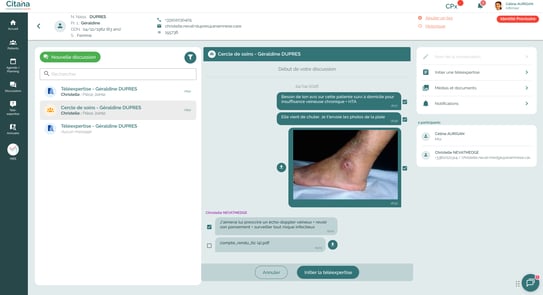 citana-teleexpertise-coche-elements-dans-discussions