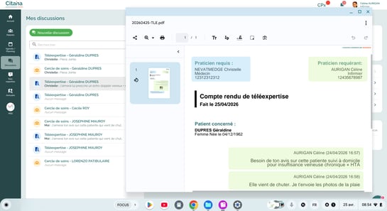 citana-teleexpertise-compte-rendu