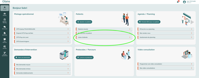 ecran-CITANA-protocole-Protocole-bilan-prevention-fragilite-acces-liste