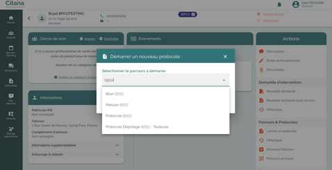 ecran-CITANA-protocole-Protocole-BPCO-lancer-bilan